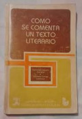 Cómo se comenta un texto literario