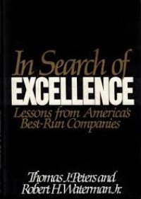 Image of In search of excellence : Lessons from america’s best-run companies