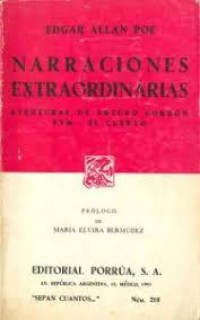 Image of Narraciones extraordinarias ; Aventuras de Arturo Gordon Pym ; El cuervo