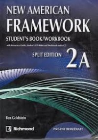 Image of New american framework : student's book 2A