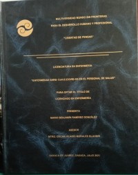 Image of Enfermedad SARS-CoV-2 (COVID-19) en el personal de salud