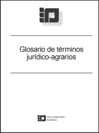 Image of Glosario de términos jurídico-agrarios