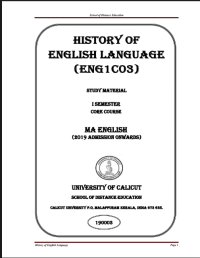 Image of History of english language