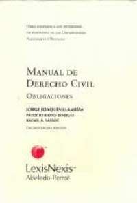 Image of Manual de derecho civil : obligaciones