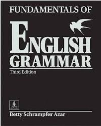 Image of Fundamentals of english grammar