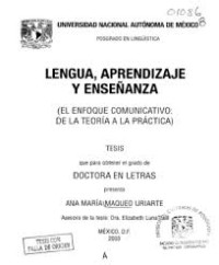 Image of Lengua aprendizaje y enseñanza (el enfoque comunicativo : de la teoría a la práctica)