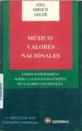 México : valores nacionales : visión panorámica sobre las investigaciones de valores nacionales