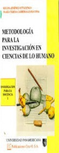 Image of Metodología para la invetigación en ciencias de lo humano
