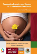 Prevención, Diagnóstico y Manejo de la Hemorragia Obstétrica : lineamiento Técnico